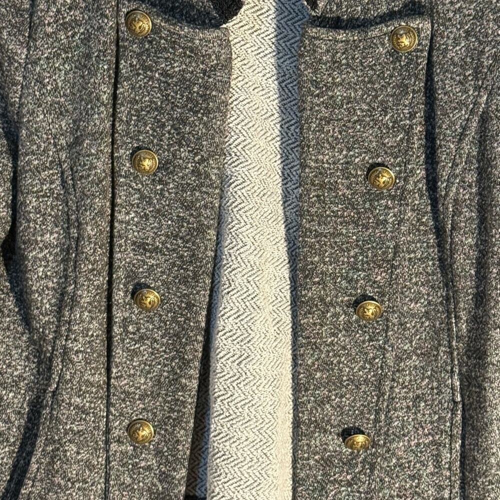 Tommy Hilfiger Charcoal Blazer with Gold Buttons - Picture 3 of 4